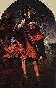 Quentin Matsys St Christopher oil painting artist